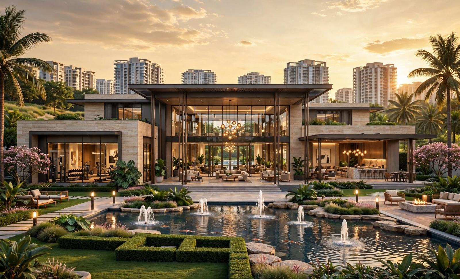 Clubhouse and fitness facilities at Godrej Global Business City Greater Noida
